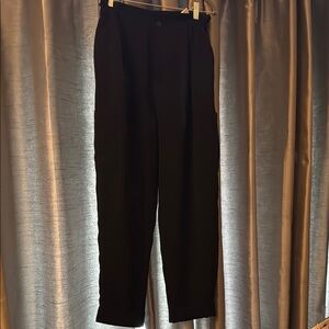 Zara Classic Black cargo style pants - trouser material